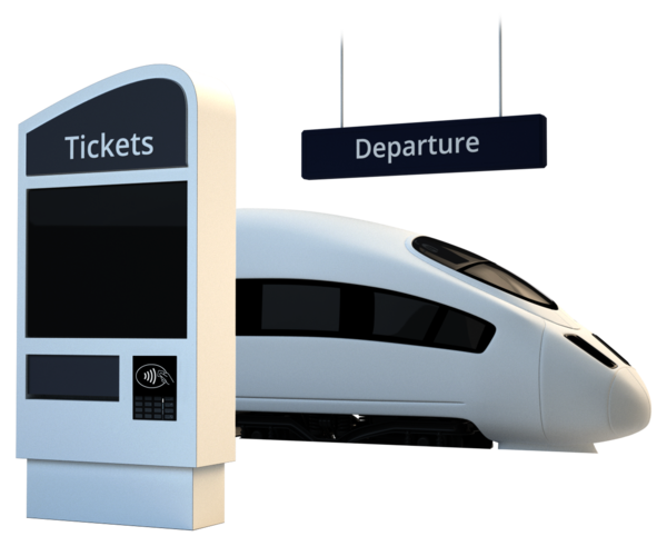 Grafik Ticketautomat Bahn